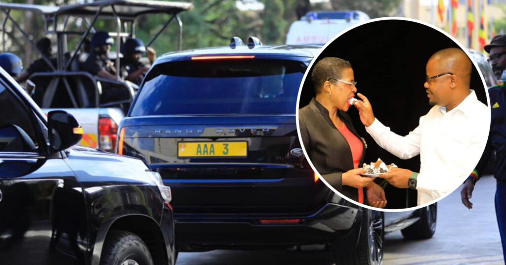 FUFA President Moses Magogo Returns the Favour, Gifts Wife Hon. Anita Annet Among with a Brand-New Range Rover Ride
