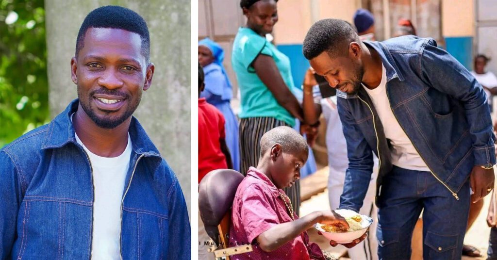 Bobi Wine Celebrates His 41st Birthday with Children with Disabilities
