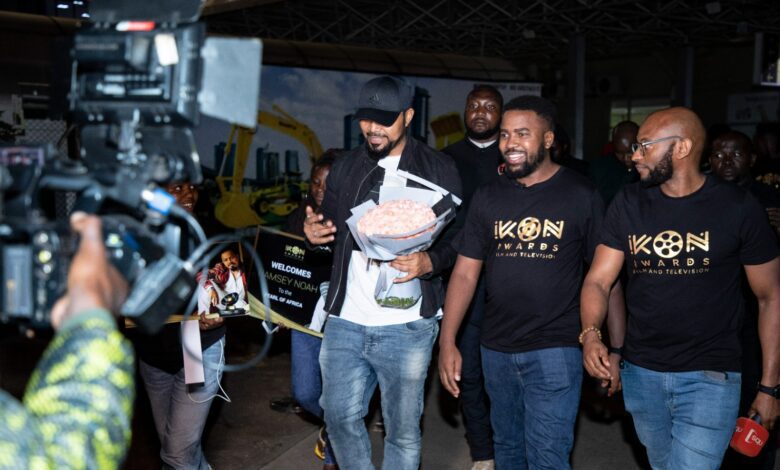 Nigeria’s Film Star Ramsey Nouah Jets In Uganda