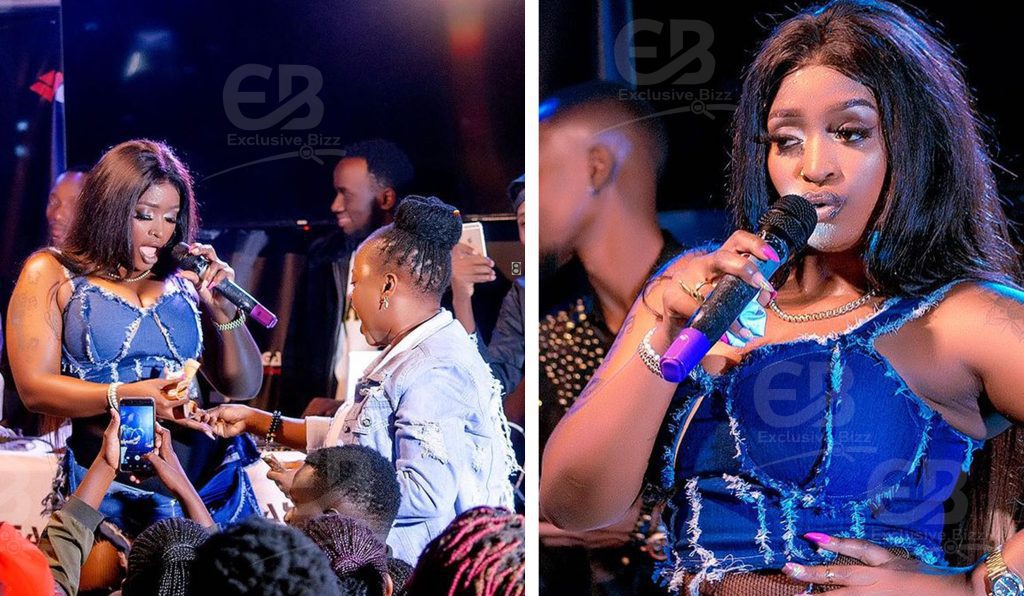 Winnie Nwagi Rejects Money From a Reveler Who Was Inserting It In Her Breasts