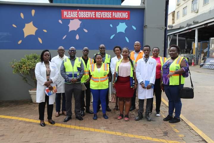 Exploring Industry to Industry engagement, NWSC SSD team visit to Kansai Plascon Uganda
