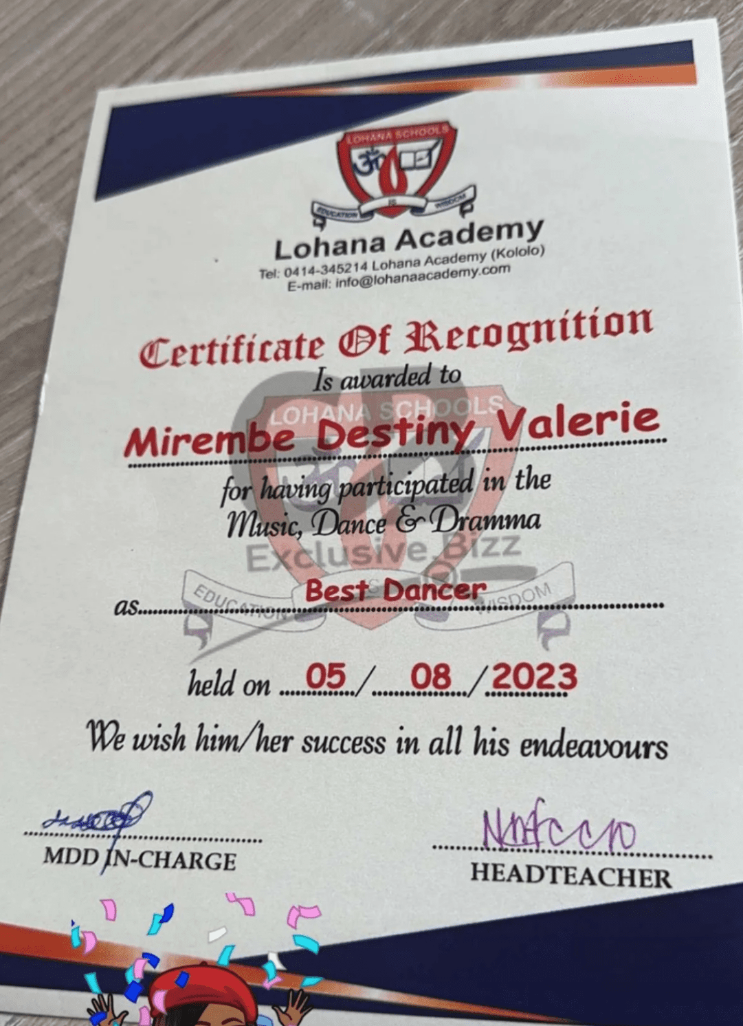 Mirembe Destiny Valerie