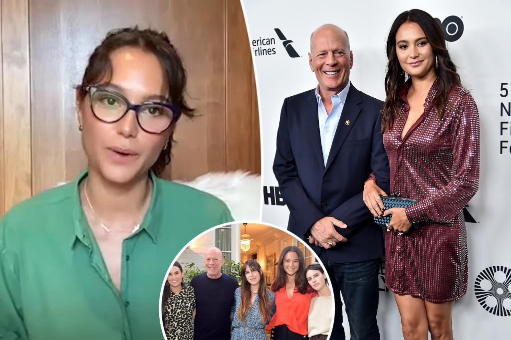 Bruce Willis’ wife Emma Heming ‘freaked out’ when she researched his dementia condition