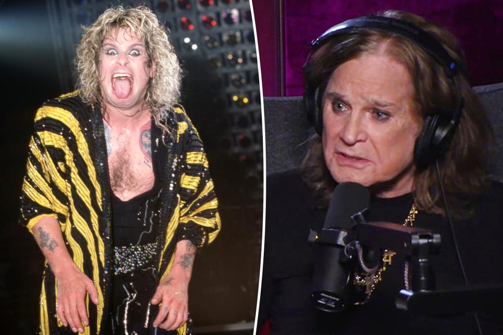 Ozzy Osbourne admits he used to pee on stage since he was ‘wet anyway’