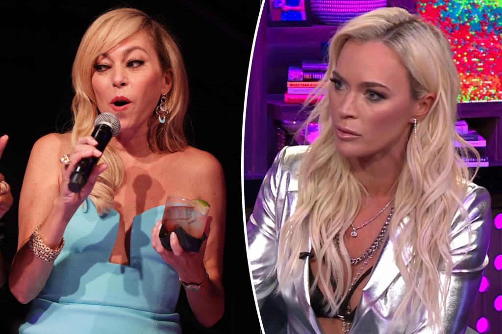 Sutton Stracke claps back after Teddi Mellencamp insinuates she’s an alcoholic on ‘WWHL’