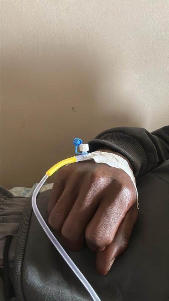 King Saha grappling with a concealed ailment
