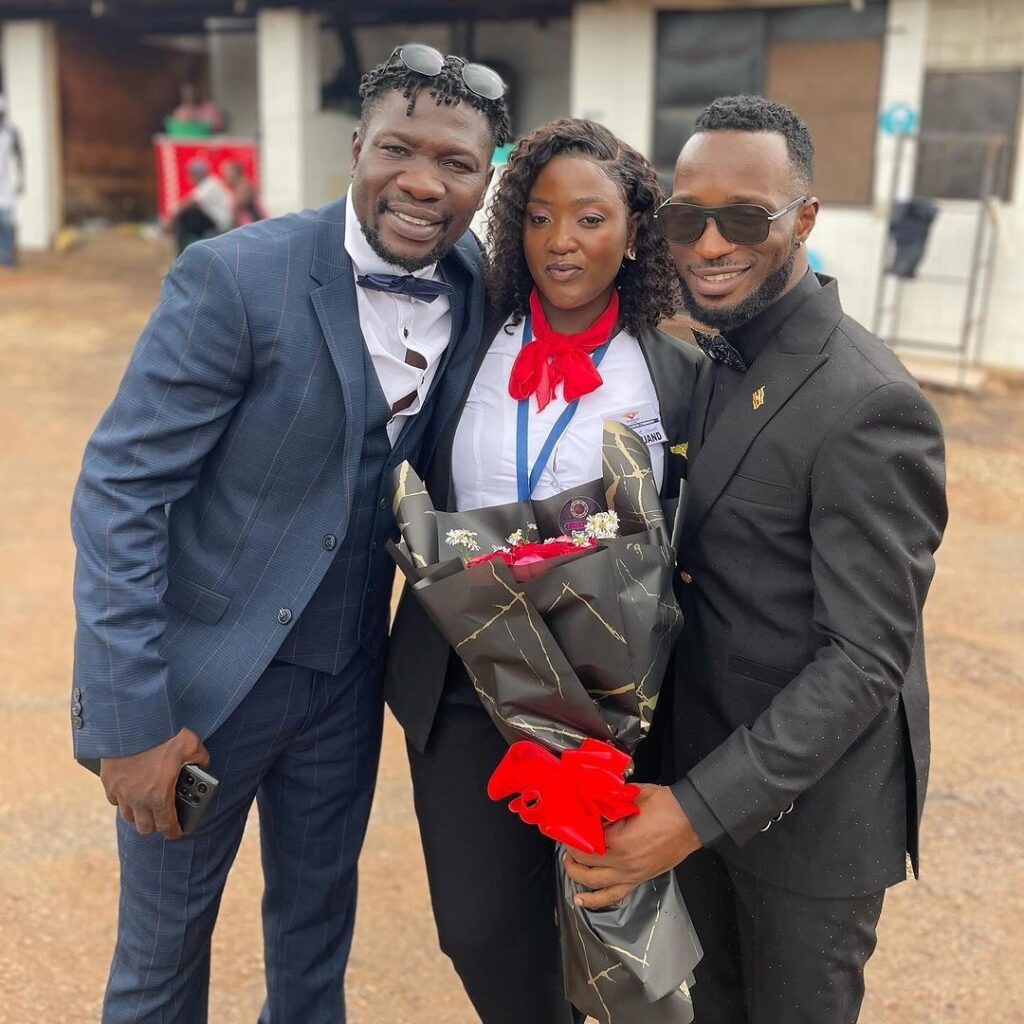 Mikie Wine’s lover Pauline Kemigisha graduates at the Uganda Aviation Academy