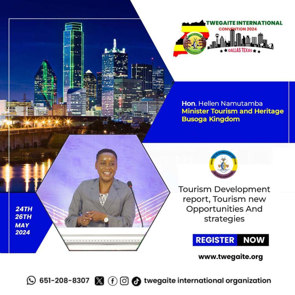 Busoga Tourism Ministry chief Hellen Olga to share tourism opportunities at Twegaite International Convention