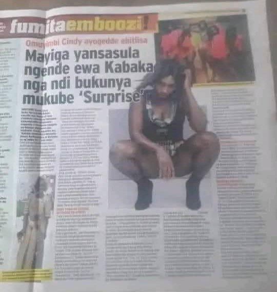 Cindy Sanyu Addresses Rumours of Payment for Half-Nude Performance at the Kabaka’s Event