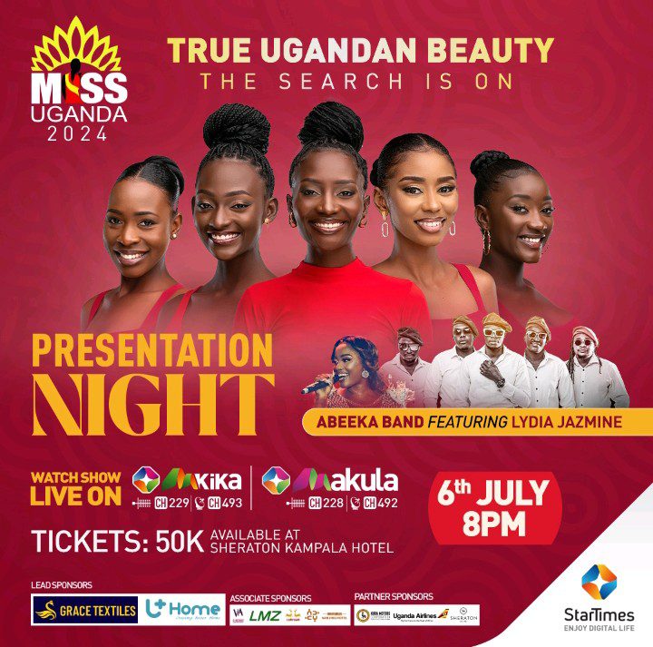 Abeeka Band to headline the Miss Uganda Presentation Night on Saturday live on StarTimes Makula Kika TV