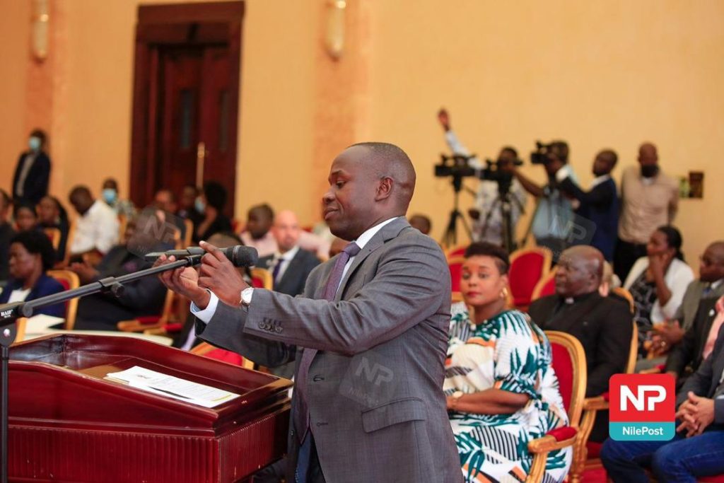 Minister Peter Ogwang honoured to lead IOC president to State House