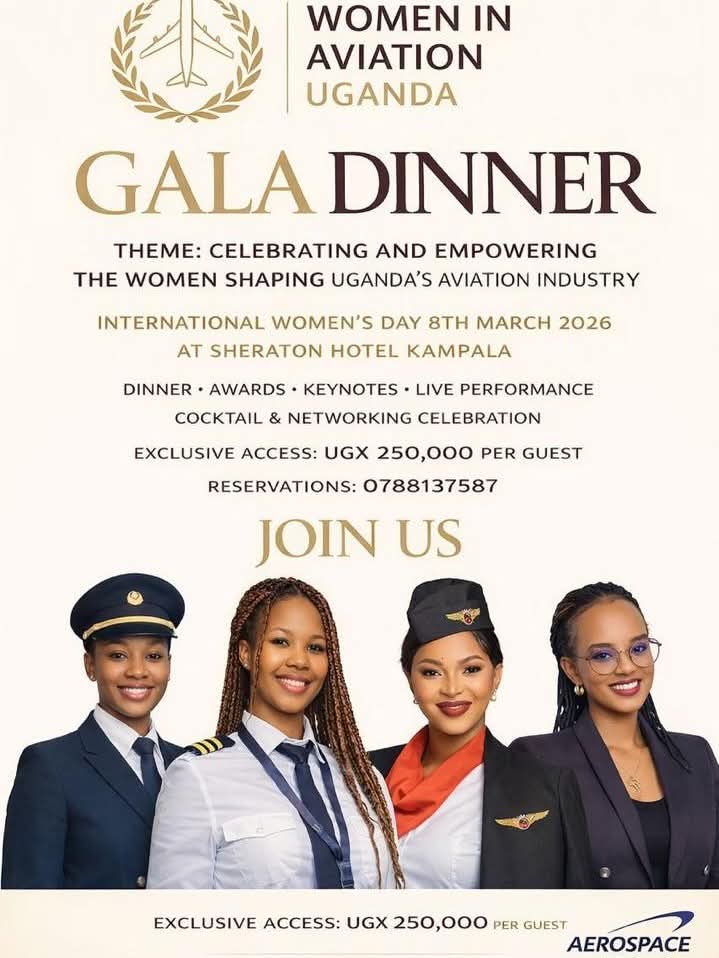 Women in Aviation Gala Dinner set to rock Sheraton Kampala Hotel