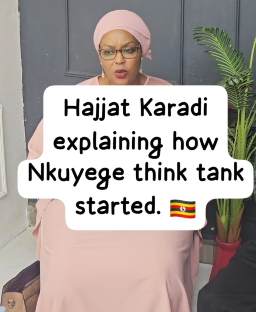 Hajjat Hanifah Karadi reveals how name Nkuyege Think Tank Team came up – Showbizuganda