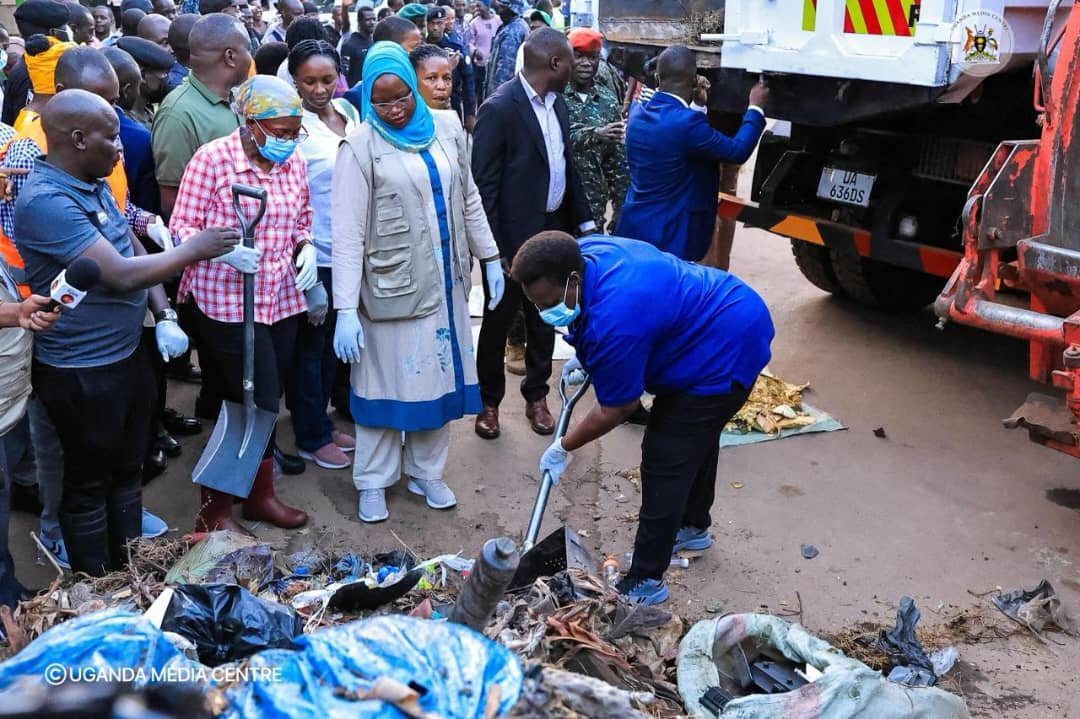 VP Jessica Alupo launches National Cleaning Days, gives its importance