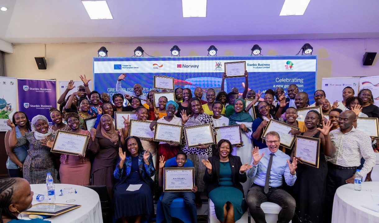 165 Women-Led Green Enterprises Graduate as Stanbic, GIZ Advance Uganda’s Green Economy Agenda 165 Women-Led Green Enterprises Graduate as Stanbic, GIZ Advance Uganda’s Green Economy Agenda