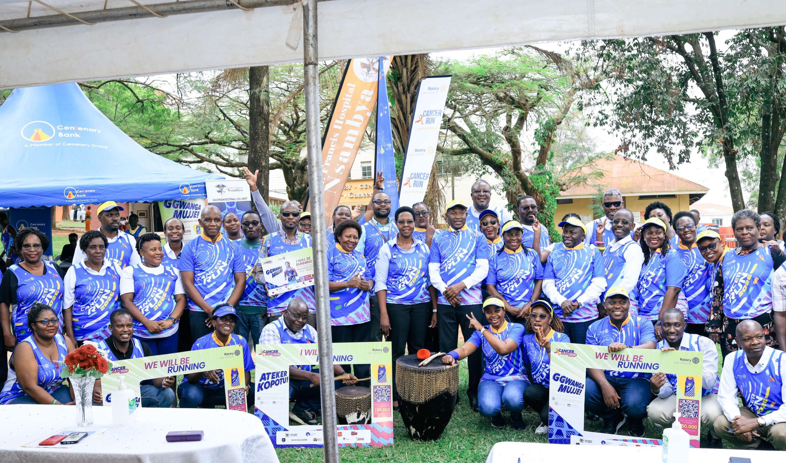 Centenary Bank calls for Early Screening as Rotary Cancer Run Builds Momentum